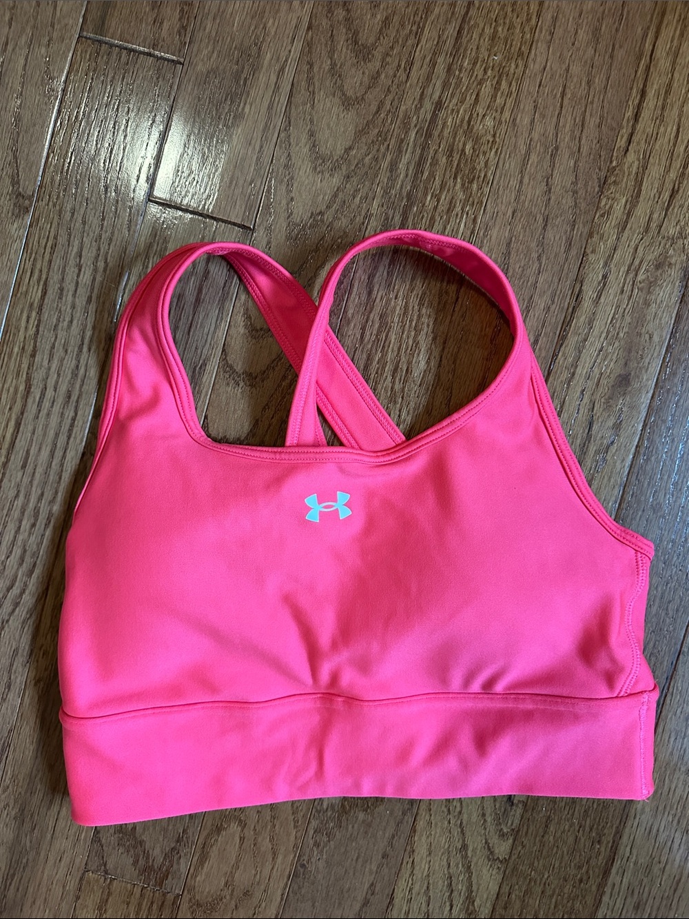 Under Armour Women’s Neon Pink Crossback Swim Top